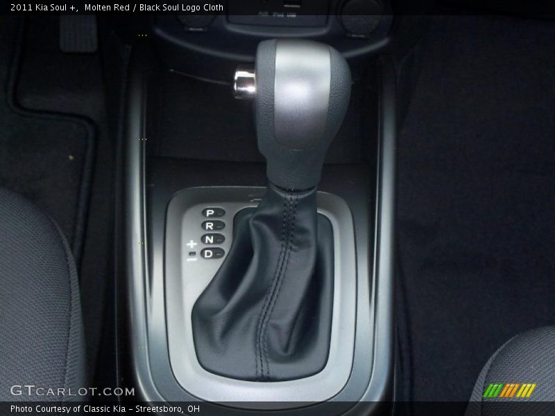 Molten Red / Black Soul Logo Cloth 2011 Kia Soul +