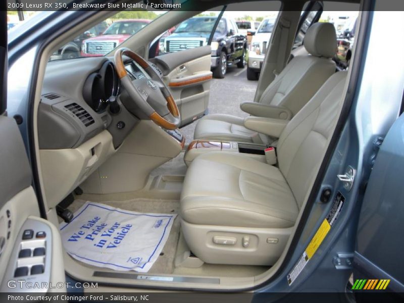 Breakwater Blue Metallic / Parchment 2009 Lexus RX 350