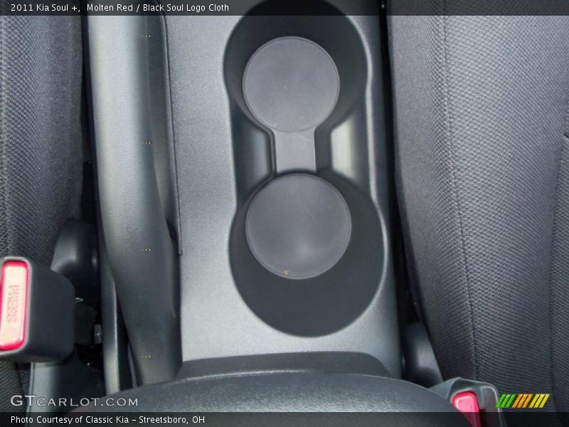 Molten Red / Black Soul Logo Cloth 2011 Kia Soul +