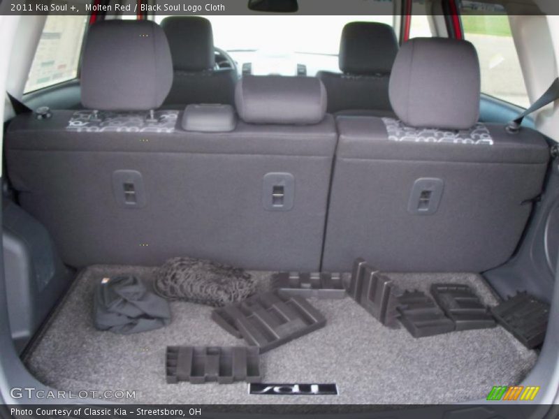 Molten Red / Black Soul Logo Cloth 2011 Kia Soul +