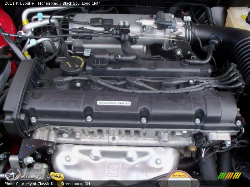 Molten Red / Black Soul Logo Cloth 2011 Kia Soul +
