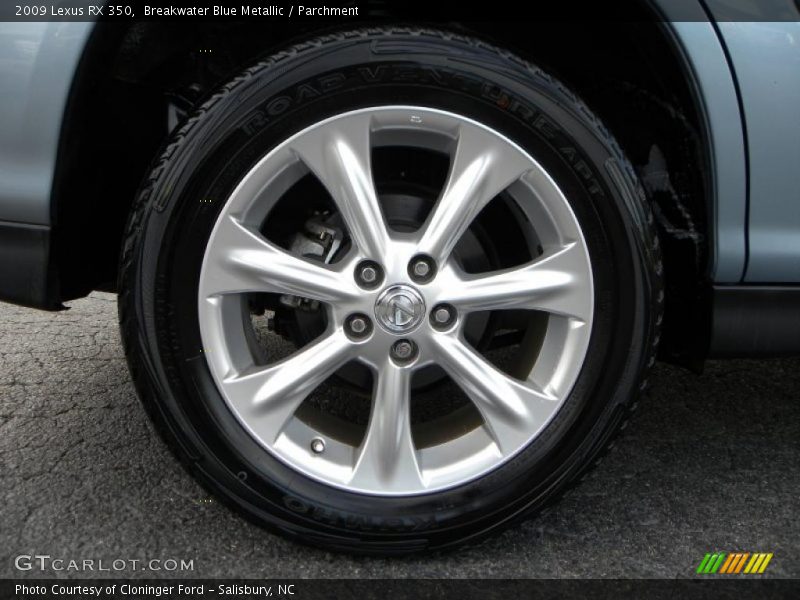 Breakwater Blue Metallic / Parchment 2009 Lexus RX 350