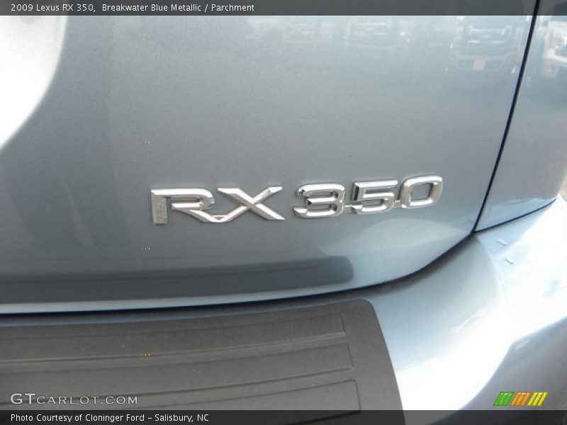 Breakwater Blue Metallic / Parchment 2009 Lexus RX 350