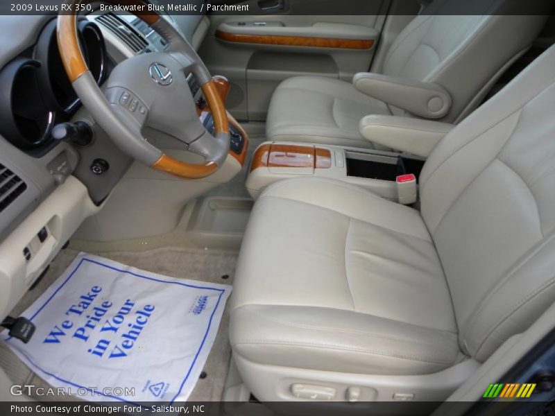 Breakwater Blue Metallic / Parchment 2009 Lexus RX 350