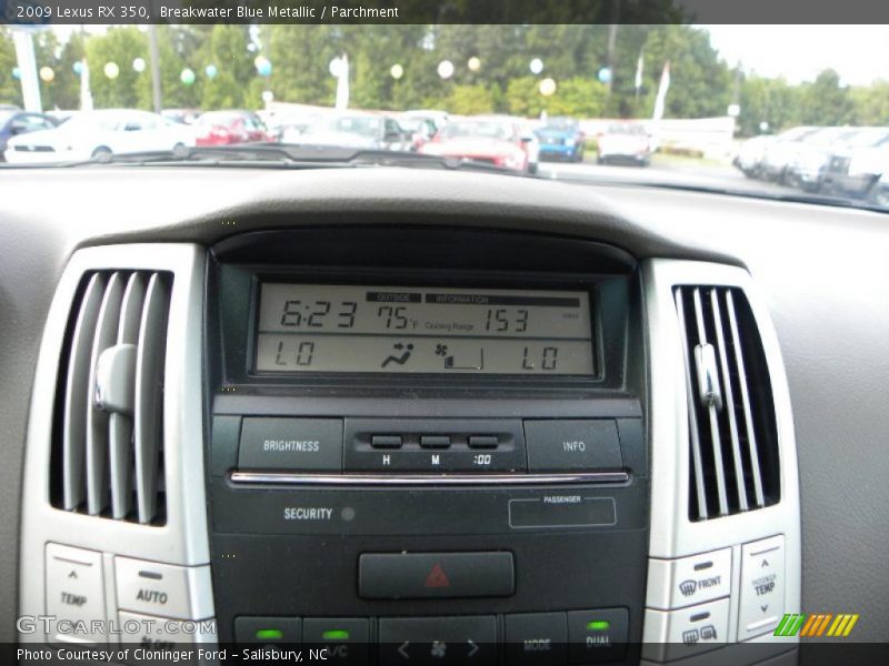 Breakwater Blue Metallic / Parchment 2009 Lexus RX 350