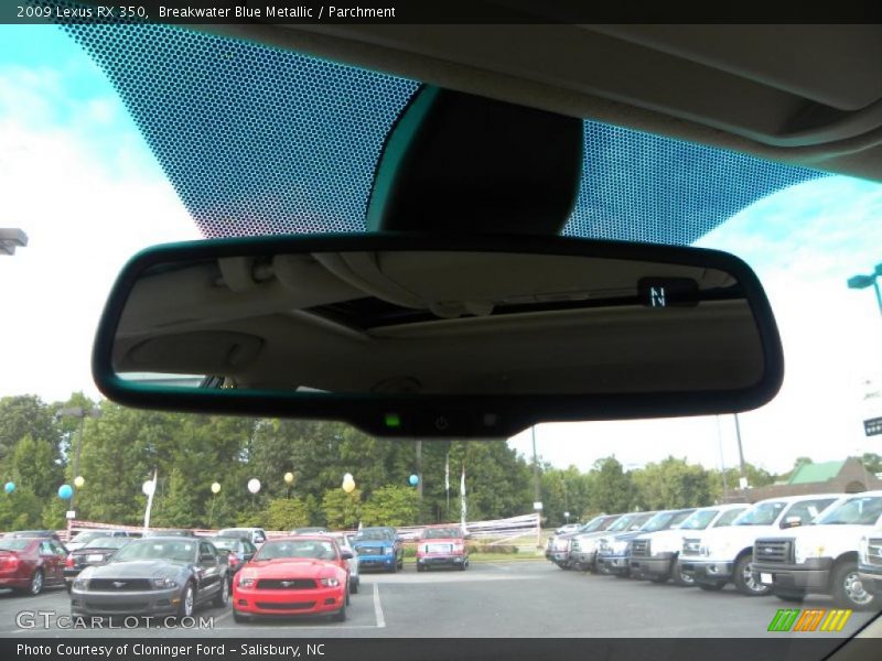 Breakwater Blue Metallic / Parchment 2009 Lexus RX 350