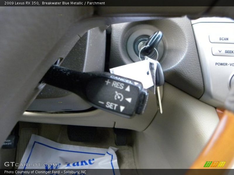 Breakwater Blue Metallic / Parchment 2009 Lexus RX 350
