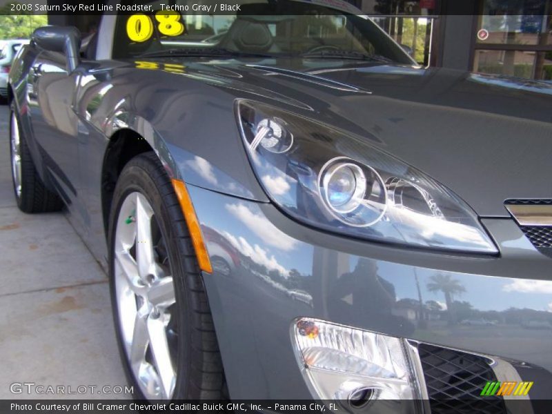 Techno Gray / Black 2008 Saturn Sky Red Line Roadster
