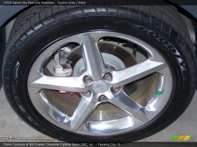 Techno Gray / Black 2008 Saturn Sky Red Line Roadster