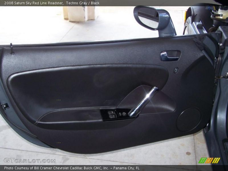 Techno Gray / Black 2008 Saturn Sky Red Line Roadster