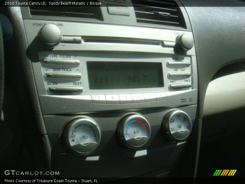 Sandy Beach Metallic / Bisque 2010 Toyota Camry LE
