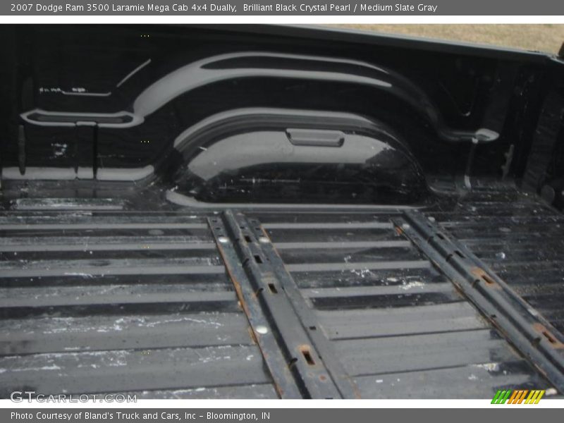 Brilliant Black Crystal Pearl / Medium Slate Gray 2007 Dodge Ram 3500 Laramie Mega Cab 4x4 Dually