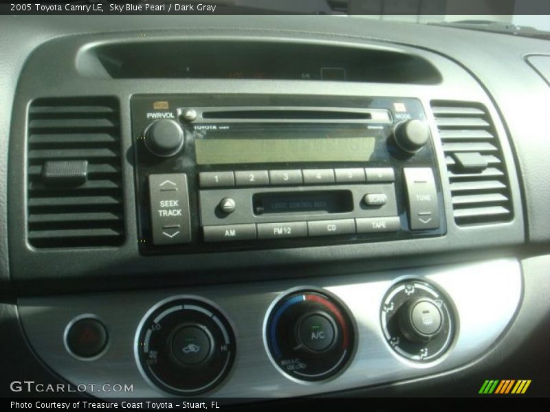 Sky Blue Pearl / Dark Gray 2005 Toyota Camry LE