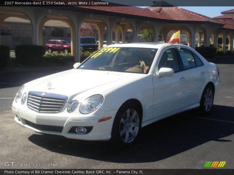 Arctic White / Cashmere 2007 Mercedes-Benz E 350 Sedan