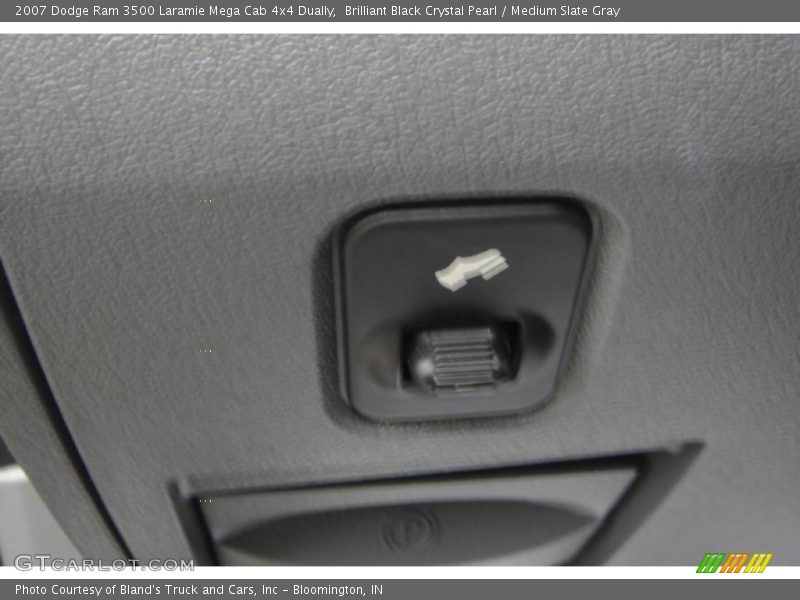 Brilliant Black Crystal Pearl / Medium Slate Gray 2007 Dodge Ram 3500 Laramie Mega Cab 4x4 Dually