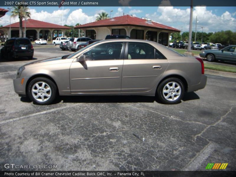 Gold Mist / Cashmere 2007 Cadillac CTS Sport Sedan