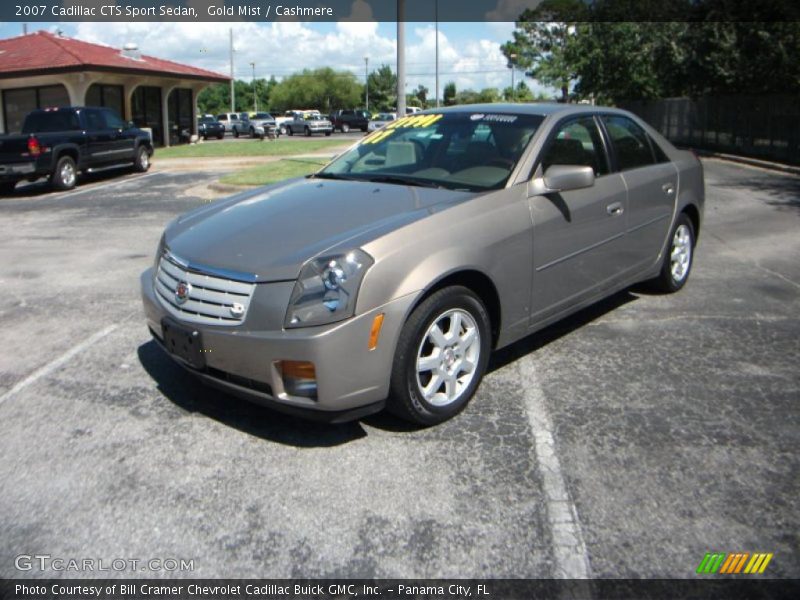 Gold Mist / Cashmere 2007 Cadillac CTS Sport Sedan