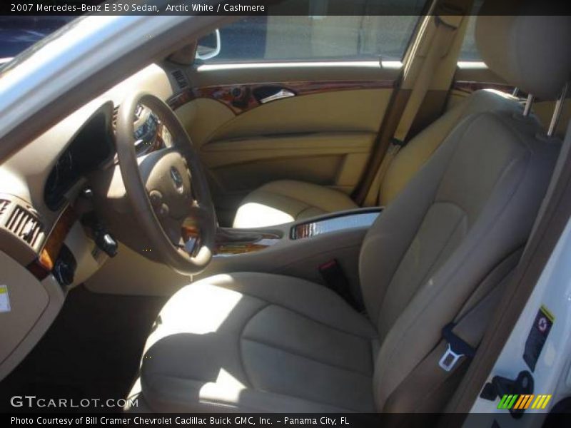 Arctic White / Cashmere 2007 Mercedes-Benz E 350 Sedan