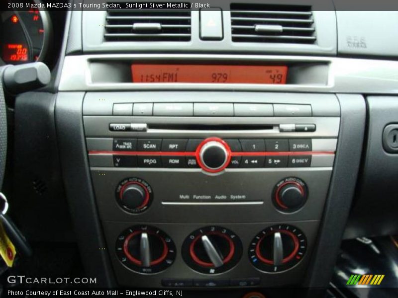Sunlight Silver Metallic / Black 2008 Mazda MAZDA3 s Touring Sedan