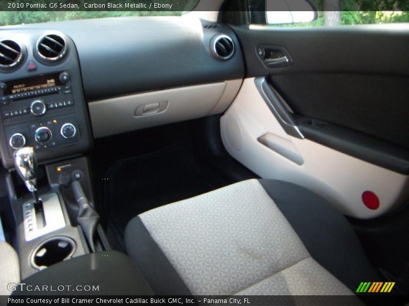 Carbon Black Metallic / Ebony 2010 Pontiac G6 Sedan