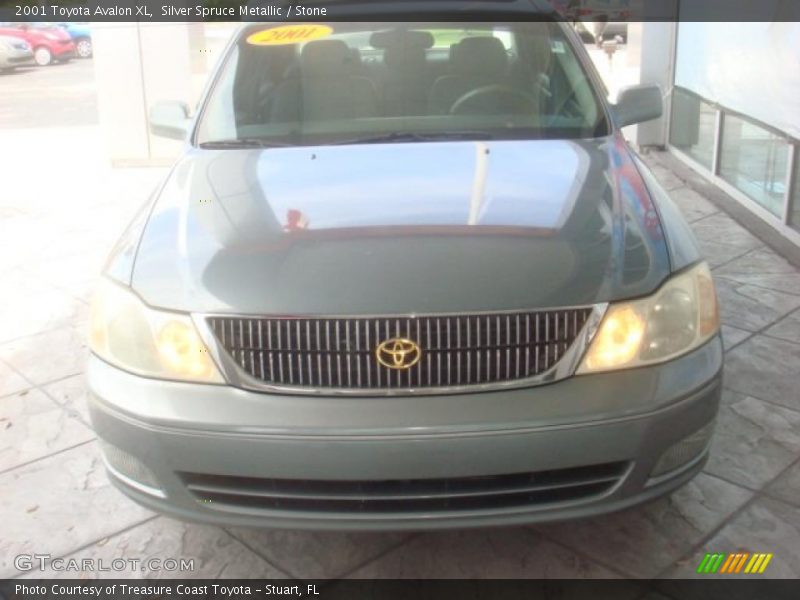 Silver Spruce Metallic / Stone 2001 Toyota Avalon XL