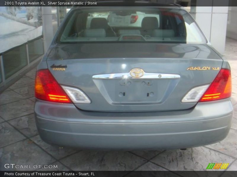 Silver Spruce Metallic / Stone 2001 Toyota Avalon XL