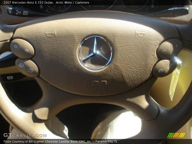Arctic White / Cashmere 2007 Mercedes-Benz E 350 Sedan