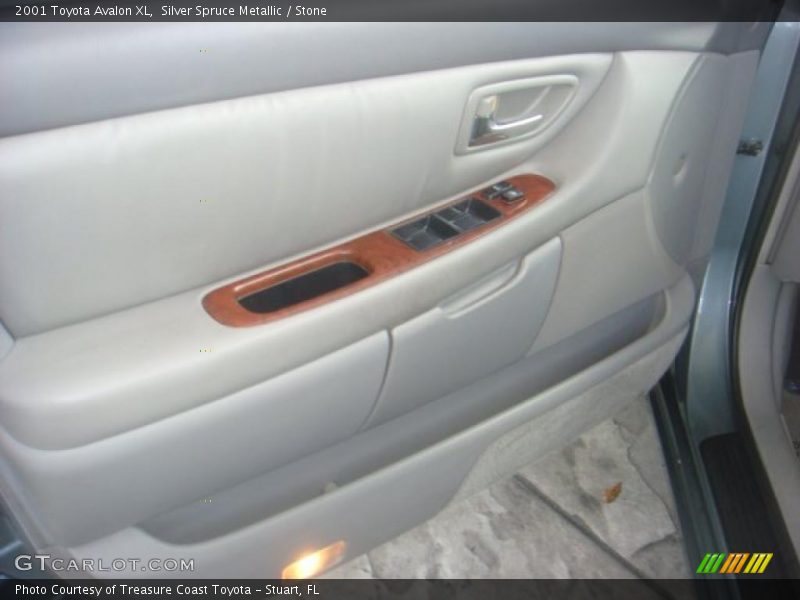 Silver Spruce Metallic / Stone 2001 Toyota Avalon XL