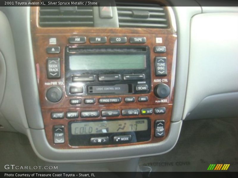 Silver Spruce Metallic / Stone 2001 Toyota Avalon XL