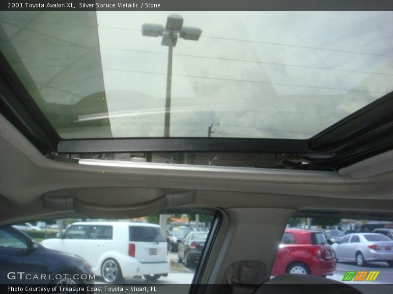 Silver Spruce Metallic / Stone 2001 Toyota Avalon XL