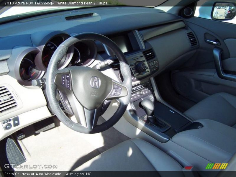 White Diamond Pearl / Taupe 2010 Acura RDX Technology