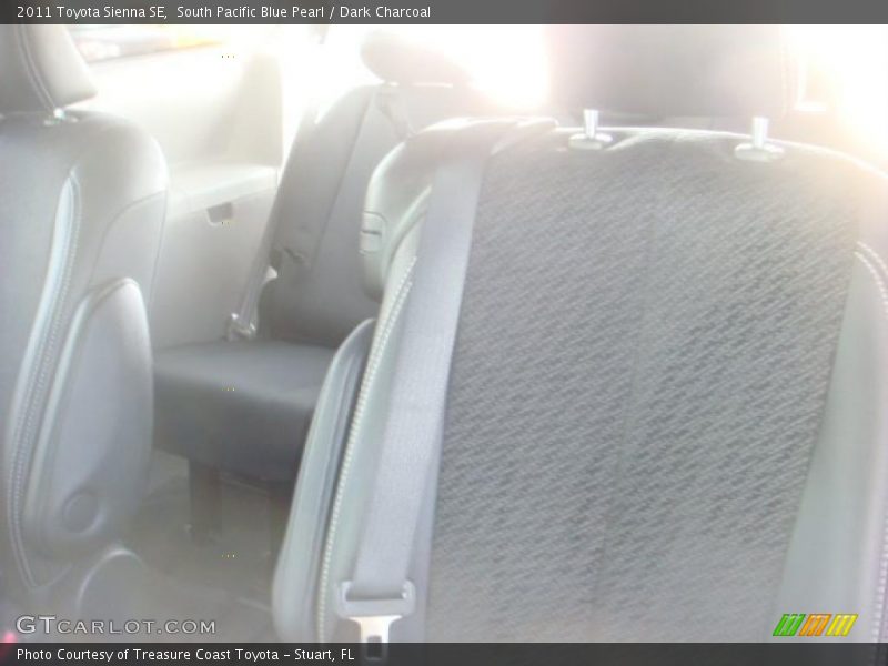 South Pacific Blue Pearl / Dark Charcoal 2011 Toyota Sienna SE