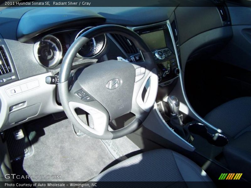 Radiant Silver / Gray 2011 Hyundai Sonata SE