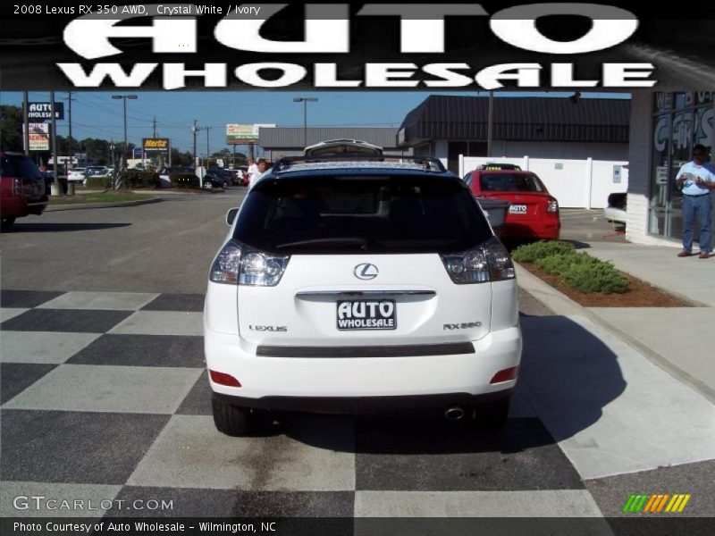 Crystal White / Ivory 2008 Lexus RX 350 AWD