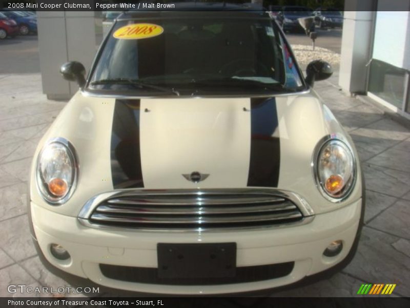 Pepper White / Malt Brown 2008 Mini Cooper Clubman