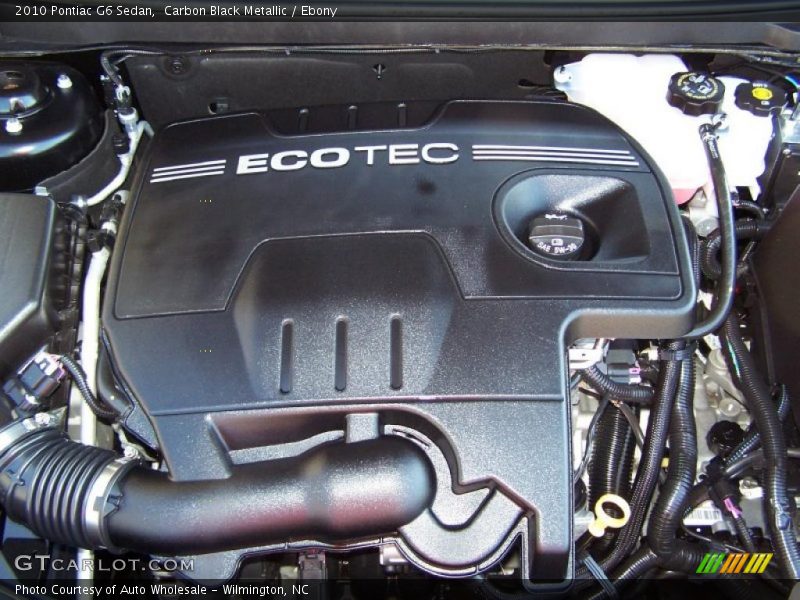 Carbon Black Metallic / Ebony 2010 Pontiac G6 Sedan