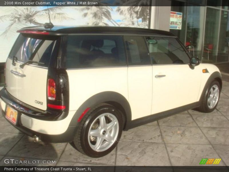 Pepper White / Malt Brown 2008 Mini Cooper Clubman