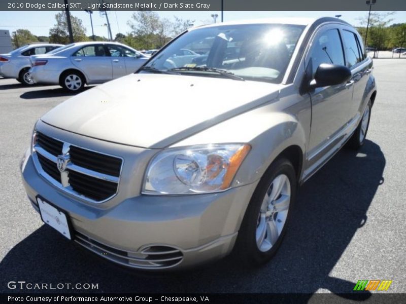 Light Sandstone Metallic / Dark Slate Gray 2010 Dodge Caliber SXT
