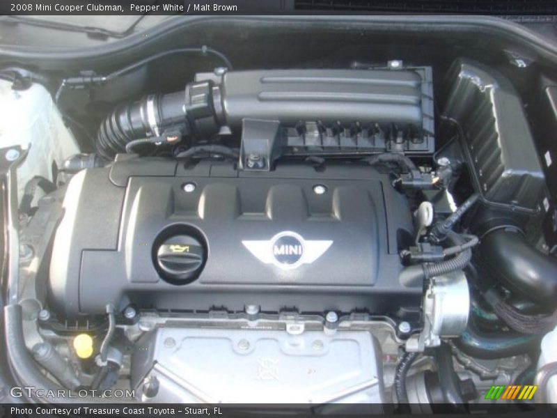 Pepper White / Malt Brown 2008 Mini Cooper Clubman