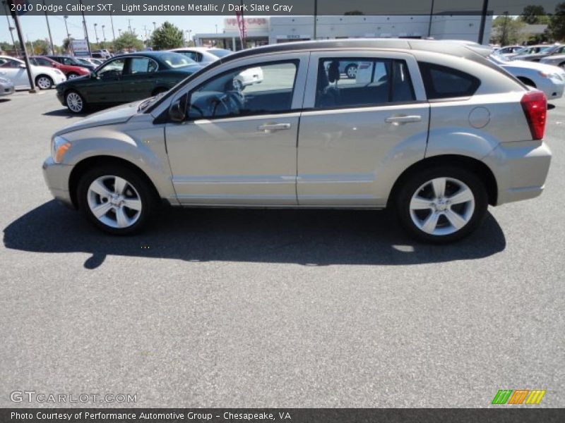 Light Sandstone Metallic / Dark Slate Gray 2010 Dodge Caliber SXT