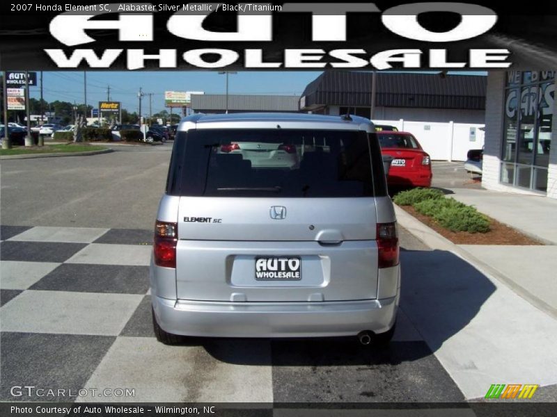 Alabaster Silver Metallic / Black/Titanium 2007 Honda Element SC