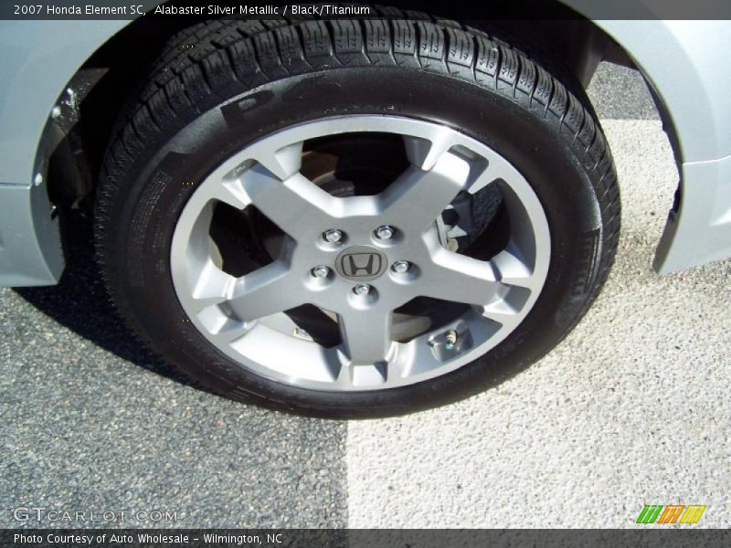 Alabaster Silver Metallic / Black/Titanium 2007 Honda Element SC