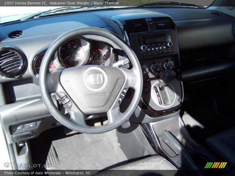 Alabaster Silver Metallic / Black/Titanium 2007 Honda Element SC