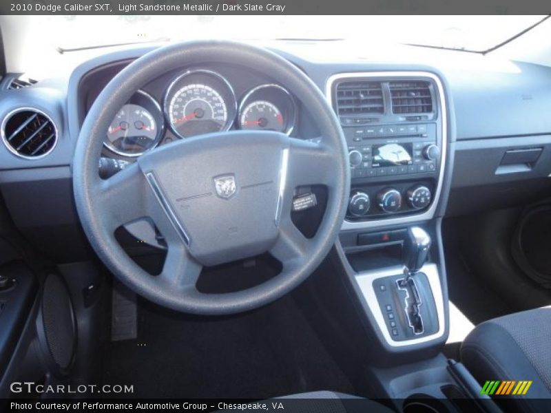 Light Sandstone Metallic / Dark Slate Gray 2010 Dodge Caliber SXT