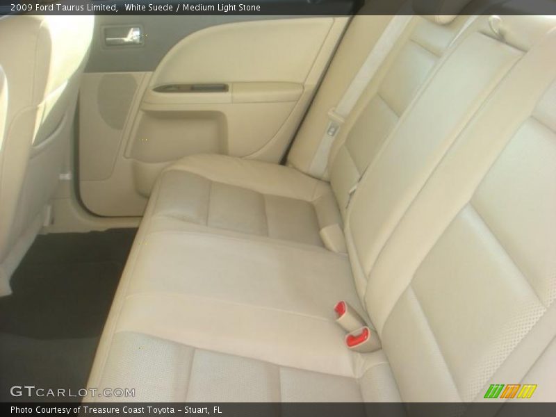 White Suede / Medium Light Stone 2009 Ford Taurus Limited