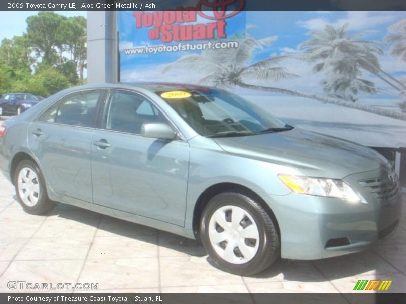 Aloe Green Metallic / Ash 2009 Toyota Camry LE