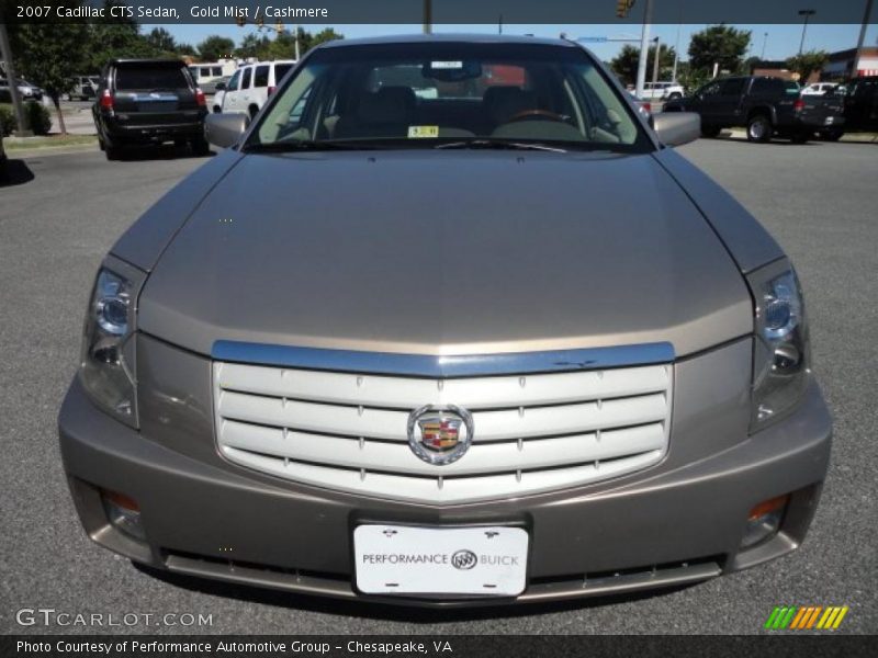 Gold Mist / Cashmere 2007 Cadillac CTS Sedan