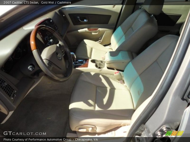 Gold Mist / Cashmere 2007 Cadillac CTS Sedan