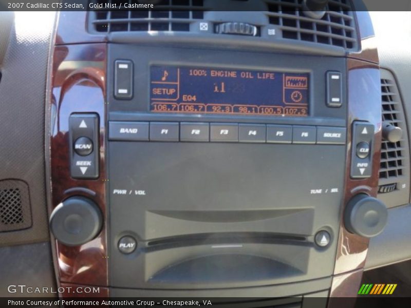 Gold Mist / Cashmere 2007 Cadillac CTS Sedan