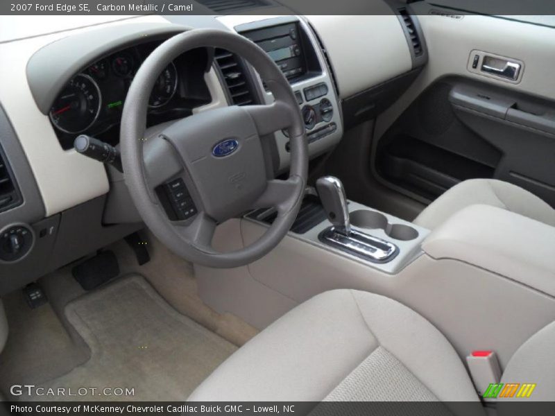 Carbon Metallic / Camel 2007 Ford Edge SE